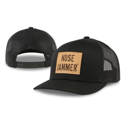 Curved Bill Trucker Hat Black