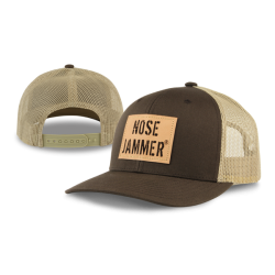 Curved Bill Trucker Hat DarkLight Brown